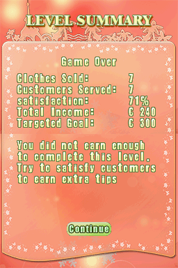 Fashion Tycoon screenshot 4 for Nintendo DS